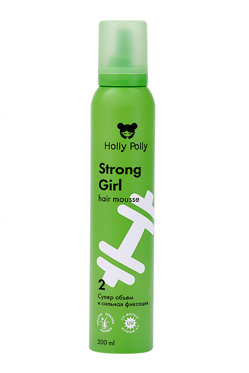 

Мусс д/волос Holly Polly Strong Girl Супер Объем и Сильная Фиксация 200 мл