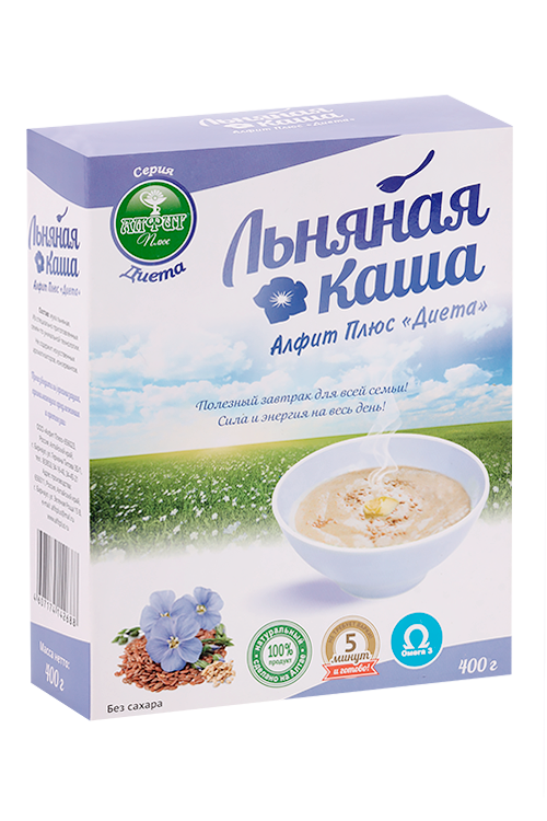 

Каша Алфит Плюс Диета льняная, 400 г