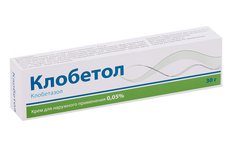 

Клобетол 0.05%, 30 г, крем для наружного применения