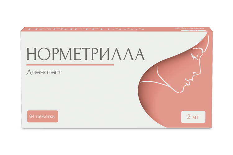 

Норметрилла 2 мг, 84 шт, таблетки