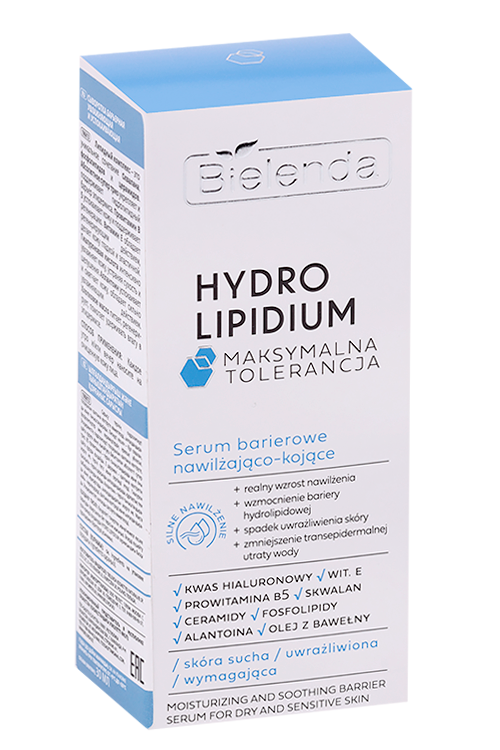 

Сыворотка BIELENDA HYDRO LIPIDIUM MAXIMUM TOLERANCE Увлажняющ/успокаив барьерная, 30 мл
