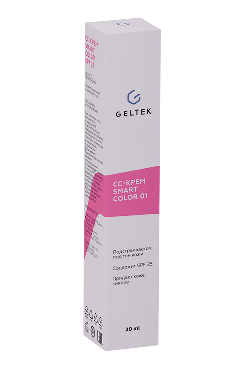 

СС-крем Geltek SmartColor 01 SPF 25 д/лица 20 мл