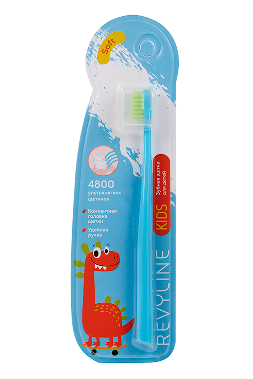 

З/щетка Revyline KIDS S4800 дет (3-12 лет), голубая