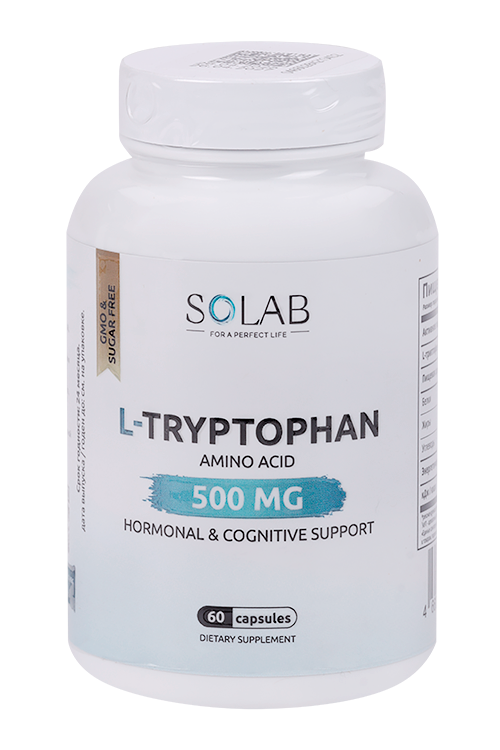 

L-Триптофан Solab, 60 шт, капсулы