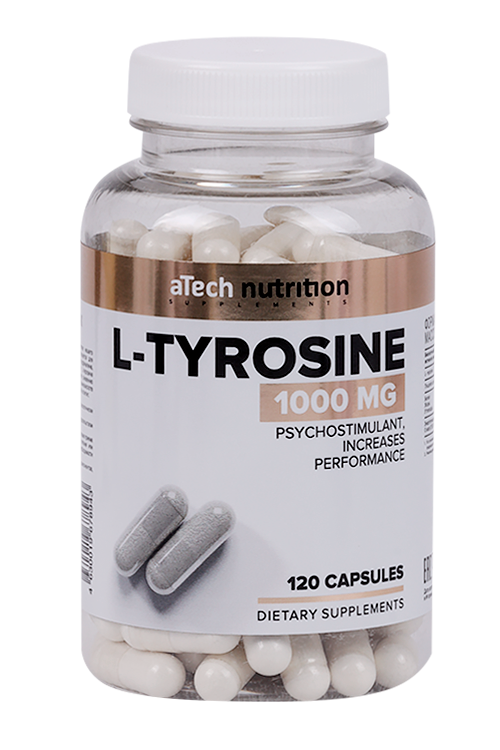 

L-Тирозин aTech Nutrition, 620 мг, 120 шт, капсулы