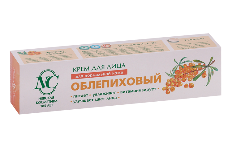 Крем Невская Косметика облепиховый д/лица, 40 мл