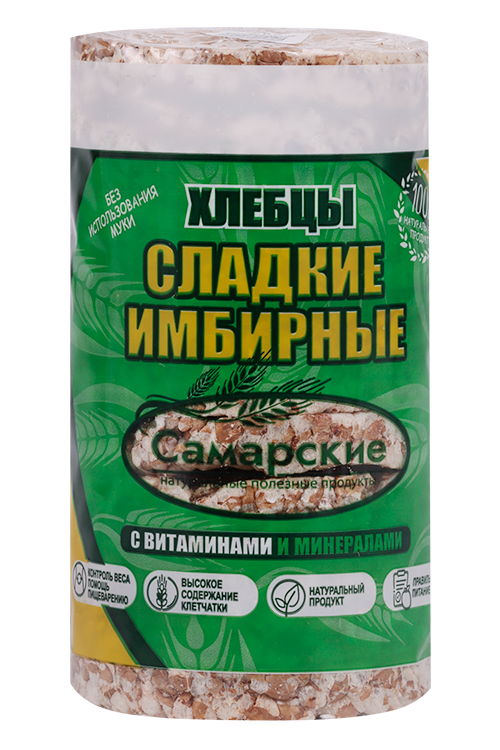 

Хлебцы Самарские круглые имбирные, 110 г