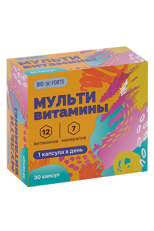 

Мультивитамины Bioforte д/взрослых, 30 шт, капсулы