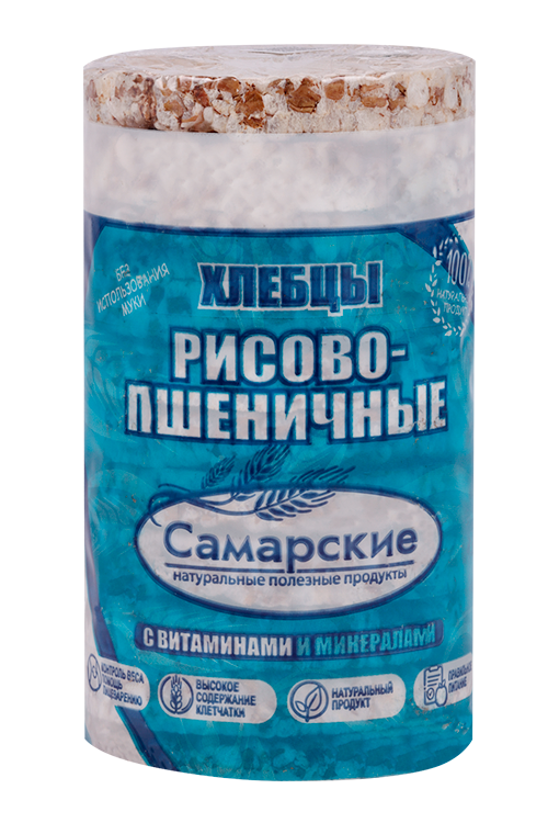 

Хлебцы Самарские круглые рисово-пшеничные, 110 г