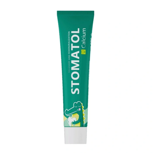 Гель д/зубов STOMATOL реминерализующий для детей и подростков 0+ Calcium,50г