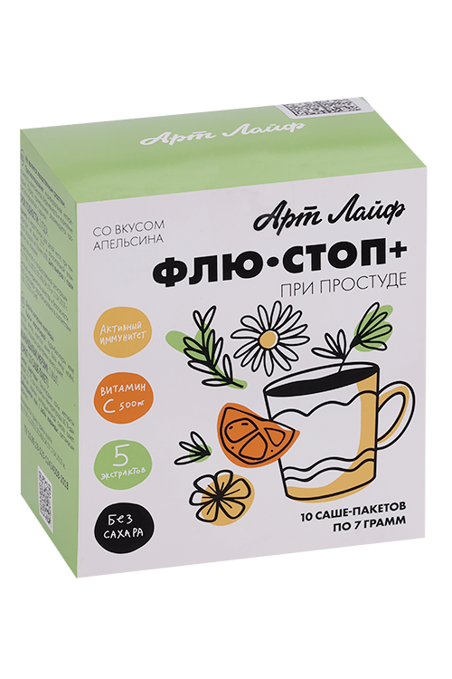 

Артхелс Флю-стоп+ Артлайф, 10 шт, саше-пакет