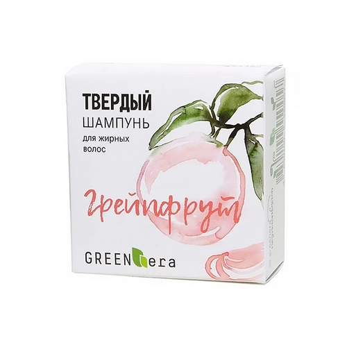 

Шампунь твердый Green Era грейпфрут д/жирных волос, 55 г
