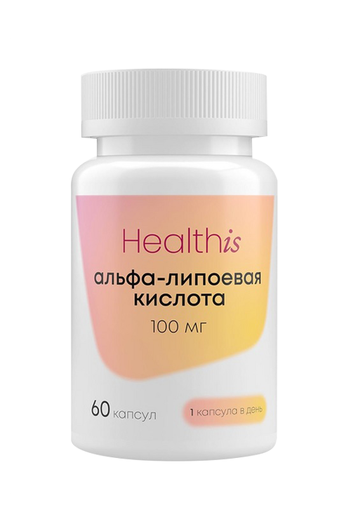 

Альфа-Липоевая кислота HealthIs, 60 шт, капсулы