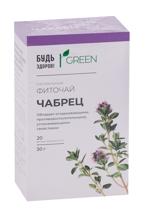 Фито Чабрец трава Будь здоров, 1,5 г, 20 шт, фильтр-пакет