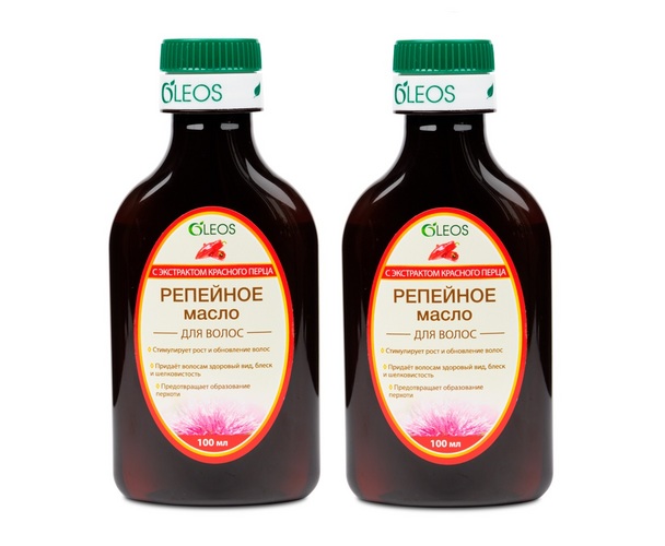 Масло Олеос Репейное с экстрактом красного перца набор 100 мл 2 шт 155₽