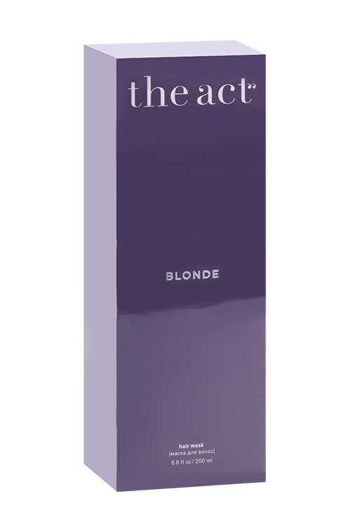 

Маска The Act оттеночная холодный блонд д/волос, 200 мл