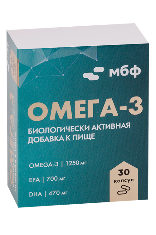 Омега-3 МБФ, 30 шт, капсулы