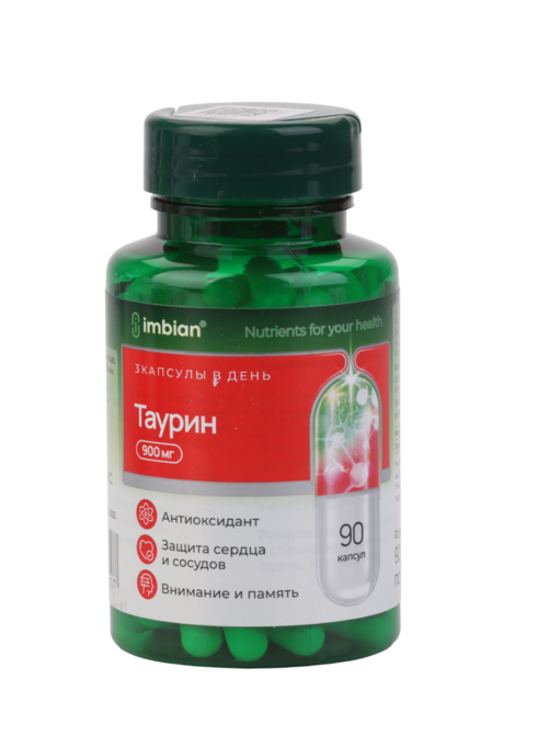 Таурин Imbian, 90 шт, капсулы банка