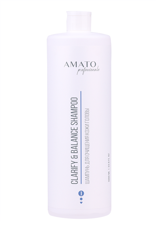 Шампунь AMATO Professionale Clarify&Balance д/очищения кожи головы, 1 л