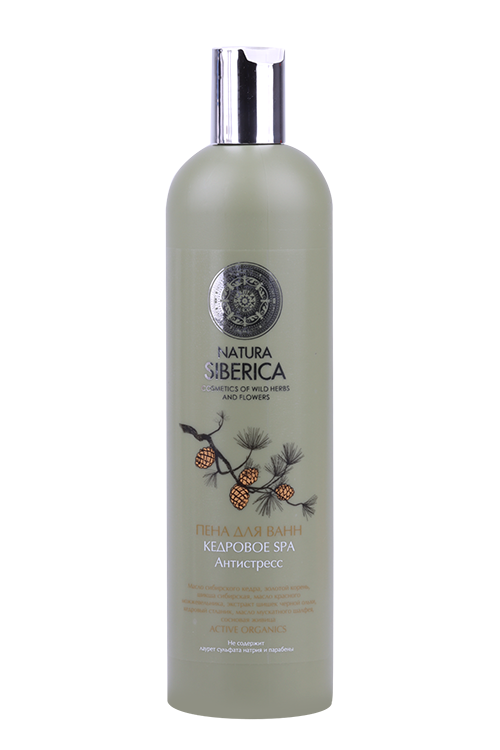 Пена Natura siberica Кедровое SPA д/ванны успокаивающая/расслабляющая, 550 мл