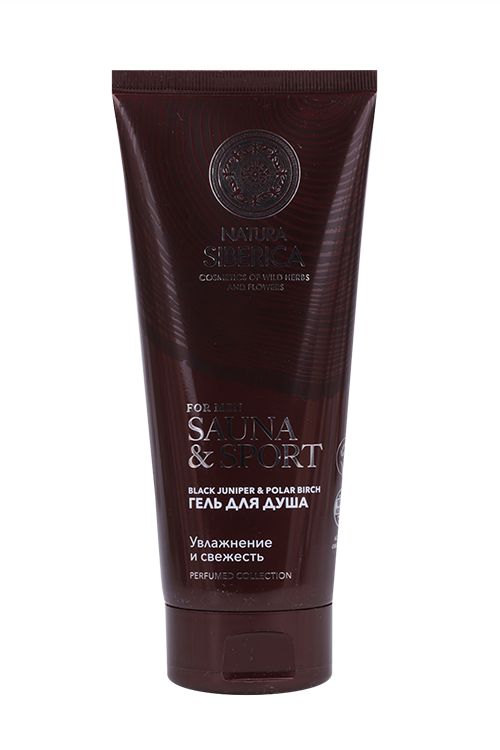 

Гель д/душа Natura Siberica for men Sauna/Sport увлажнение и свежесть, 200 мл
