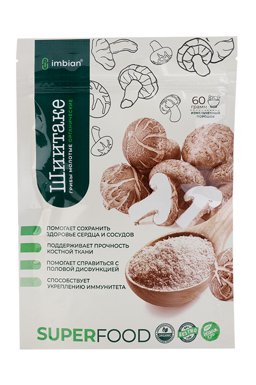 

Шиитаке Imbian, 60 г, порошок пакет