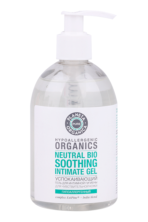 Гель Planeta Organica Pure Успокаивающи д/интим гигиены, 300 мл