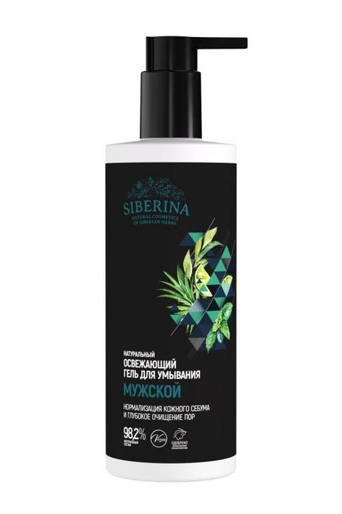 

Гель д/умывания Siberina освежающий нормал кожн себума/глуб очищ пор мужс, 250 мл