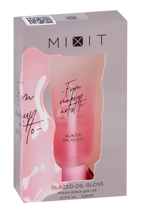 Масло-блеск MIXIT д/губ цвет розовый 5 мл