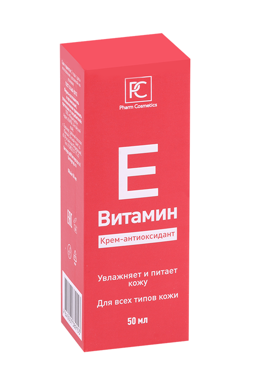

Крем Pharm Cosmetics с вит Е д/лица, 50 мл