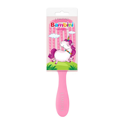 Расческа Limoni Bambini розовая д/волос