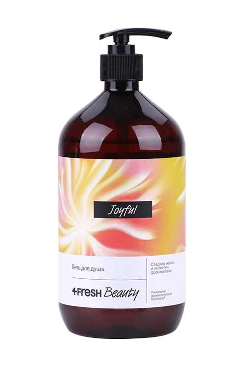 Гель 4FRESH парфюмир д/душа Сладкое манго/лепестки франжипани, 900 мл