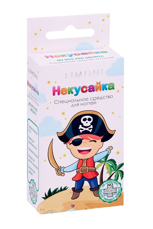 Средство Limoni специал д/ногтей Некусайка Bambini Пират, 7 мл