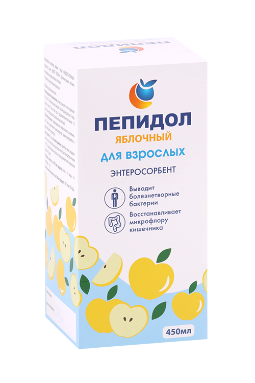 

Пепидол Яблочный д/взрослых, 450 мл