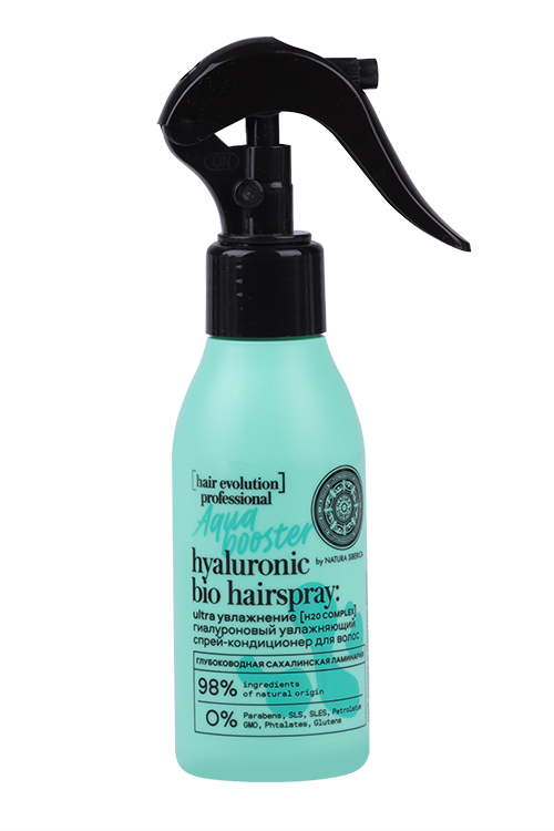 

Спрей-кондиционер Natura Siberica Aqua booster ultra д/волос гиалурон увлаж, 120 мл