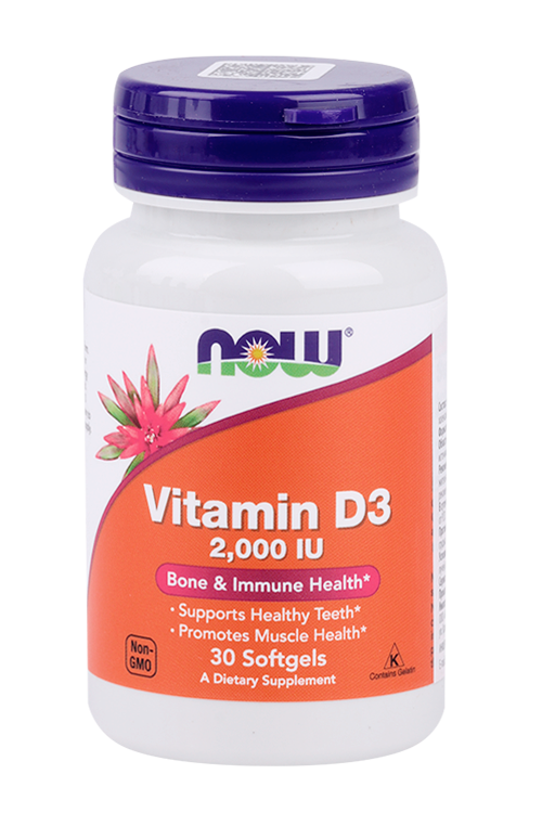 

Витамин Д-3 NOW 2000 МЕ высокоэффективный, 303 мг, 30 шт, капсулы