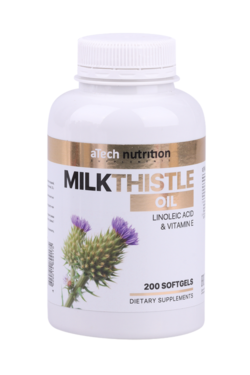 

Добавка aTech nutrition Масло расторопши, 700 мг, 200 шт, капсулы