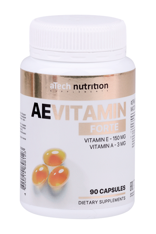 

Добавка aTech nutrition АЕ Витамин Форте, 700 мг, 90 шт, капсулы
