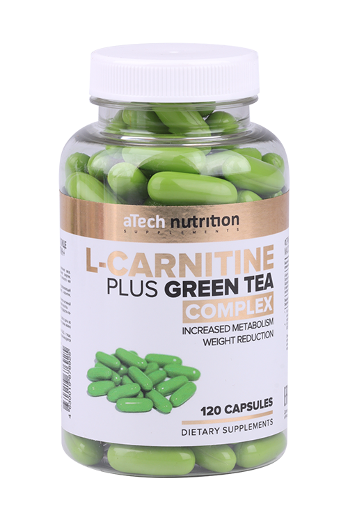 

L-Карнитин+Зеленый чай aTech Nutrition Premium, 120 шт, капсулы