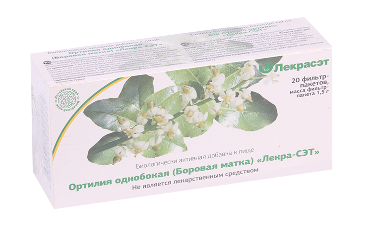 Ортилия Однобокая Боровая матка Лекра-СЭТ, 1,5 г, 20 шт, фильтр-пакет