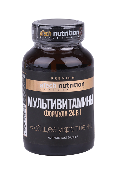 

Мультивитамины aTech nutrition Premium, 1 200 мг, 60 шт, таблетки