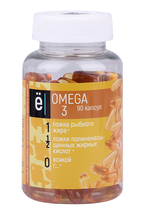 Омега-3 35% Ёбатон, 1 350 мг, 90 шт, капсулы