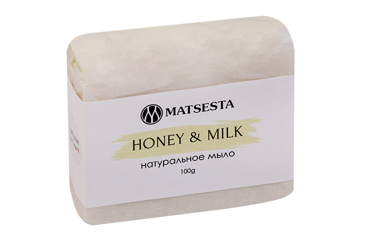 Мыло Matsesta натуральное Мед и молоко, 100 г