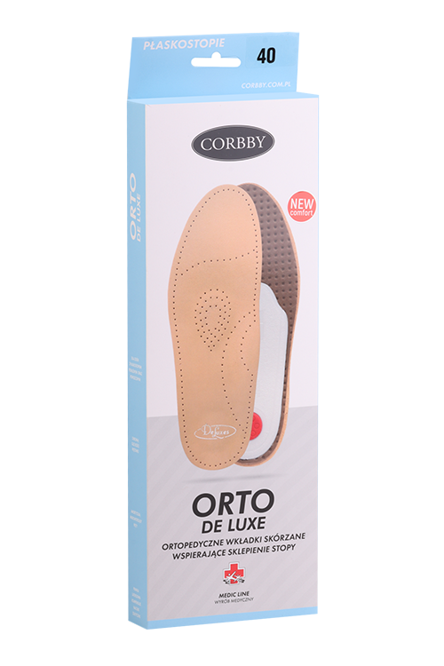 Стельки Corbby Orto De Luxes ортопедические бежевый р 40 679₽