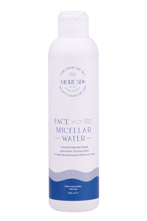 

Вода мицеллярная MORE SPA д/всех типов кожи/чувствит области глаз, 200 мл