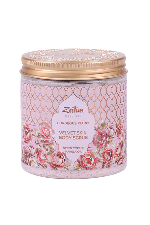 Крем-скраб Zeitun Нежный Gorgeous Peony д/тела, 250 мл