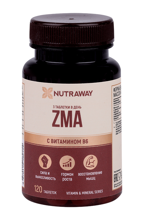 ZMA-актив Nutraway, 120 шт, таблетки