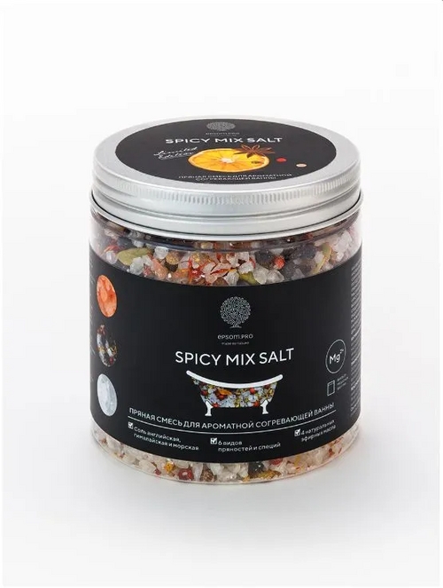 Смесь Salt of the Earth Spicy Mix Salt пряная даромат согрев ванны 480 г банка 649₽