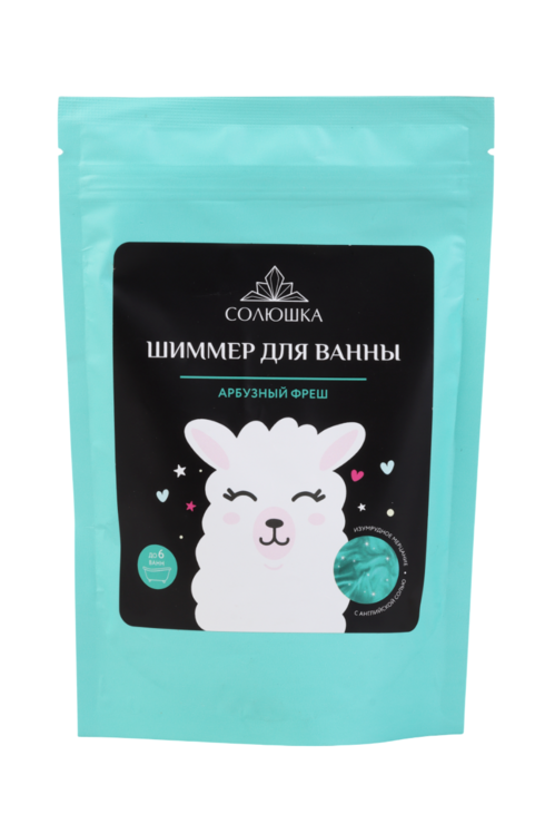 

Шиммер Солюшка Арбузный Фреш с перламутровым блеском д/ванны, 200 г