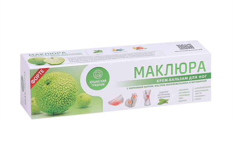 

Крем-бальзам Крымский Травник Маклюра п/трещин/натоптышей и мозолей, 100 мл